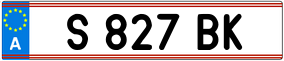 Truck License Plate